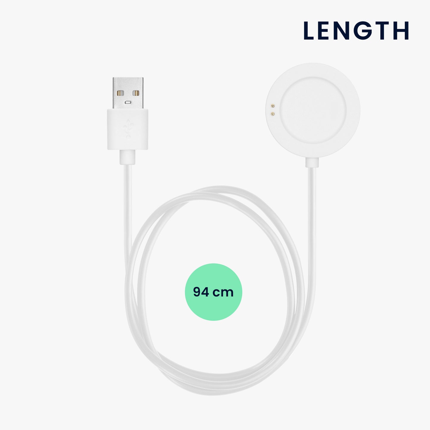 kwmobile USB Kabel Charger kompatibel mit Xiaomi Watch S2 Ladekabel Smart Watch Ersatzkabel Fitnesstracker Aufladekabel