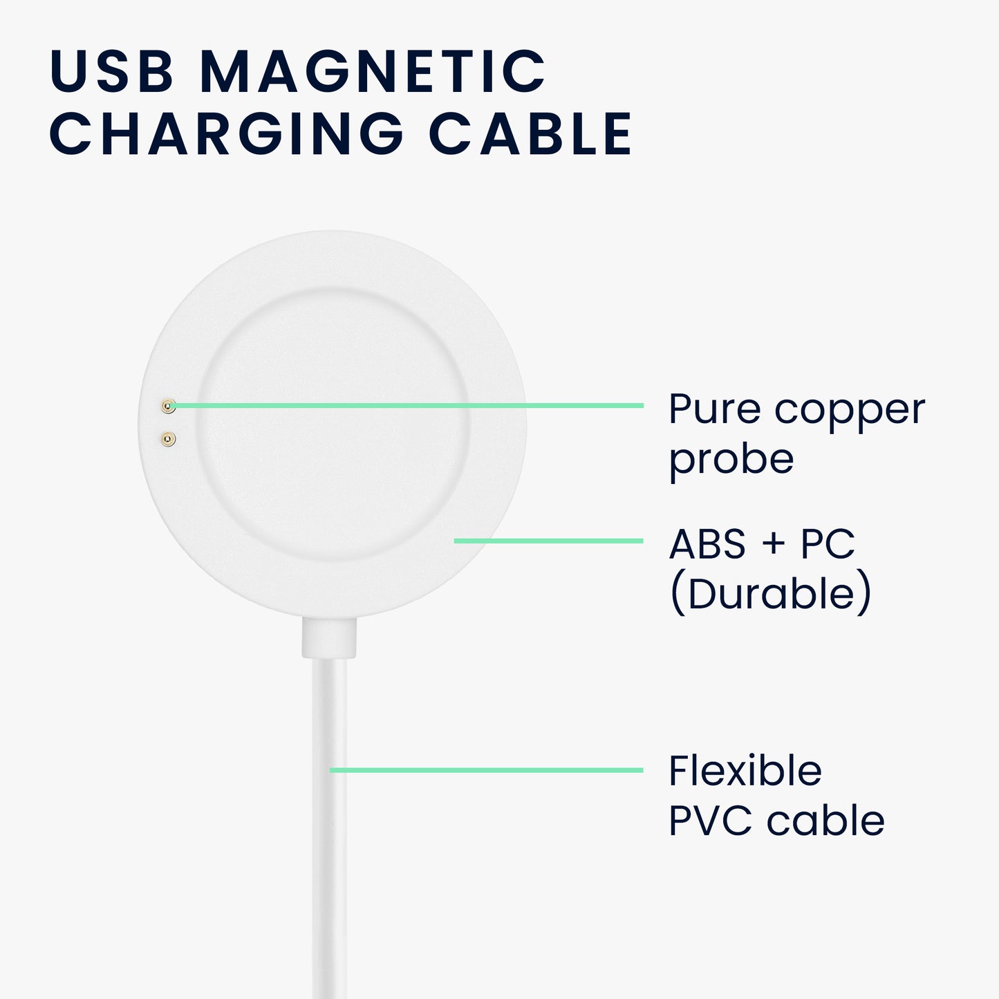 kwmobile USB Kabel Charger kompatibel mit Xiaomi Watch S2 Ladekabel Smart Watch Ersatzkabel Fitnesstracker Aufladekabel