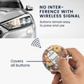 kwmobile Autoschlüssel Hülle kompatibel mit Mini 3-Tasten Smart Key Autoschlüssel