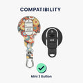 kwmobile Autoschlüssel Hülle kompatibel mit Mini 3-Tasten Smart Key Autoschlüssel