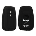kwmobile Autoschlüssel Hülle kompatibel mit Toyota 2-Tasten Smart Key Autoschlüssel Hülle - Schlüsselhülle Don't touch my Key