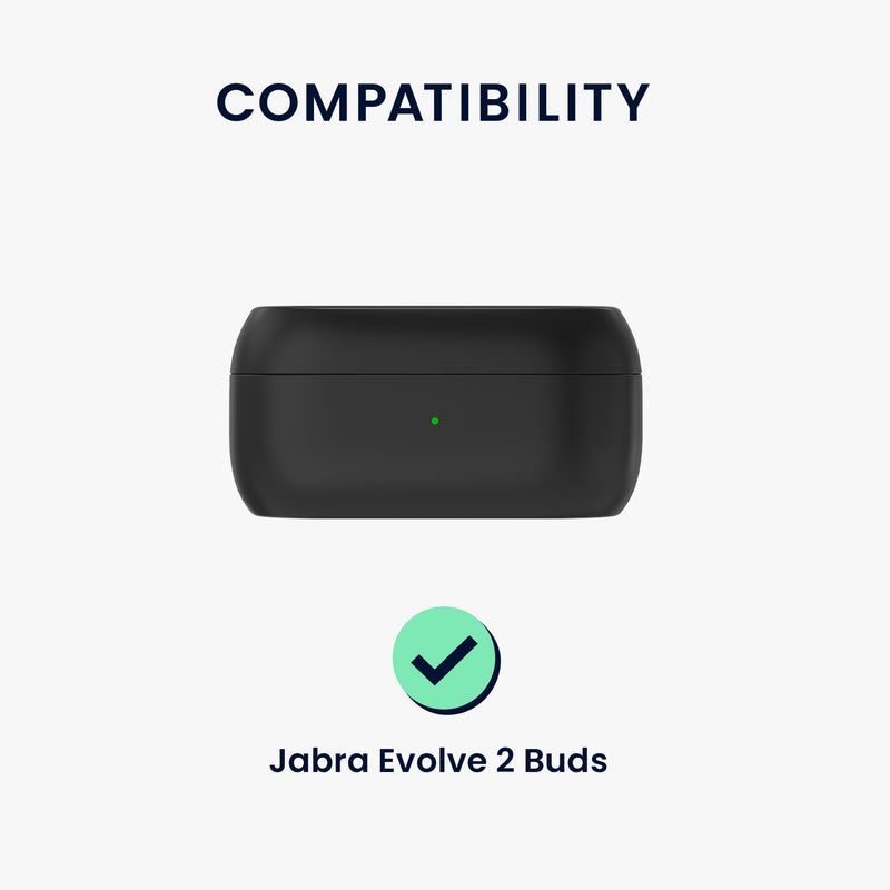 kwmobile Hülle kompatibel mit Jabra Evolve 2 Buds Kopfhörer