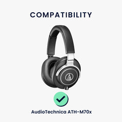 kwmobile Ohr Polster für AudioTechnica ATH-M70x Ohrpolster Ersatz Ohrpolster Kopfhörer Ersatzteile Kopfhörer