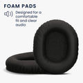 kwmobile Ohr Polster für AudioTechnica ATH-M70x Ohrpolster Ersatz Ohrpolster Kopfhörer Ersatzteile Kopfhörer Ersatzpolster Over Ear Headphones