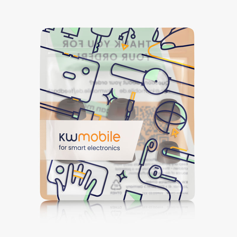 kwmobile Polster kompatibel mit JBL Tune 230 NC TWS / T230NC