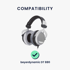 2x Ohr Polster für beyerdynamic DT 880 - Schwarz - Sonstiges