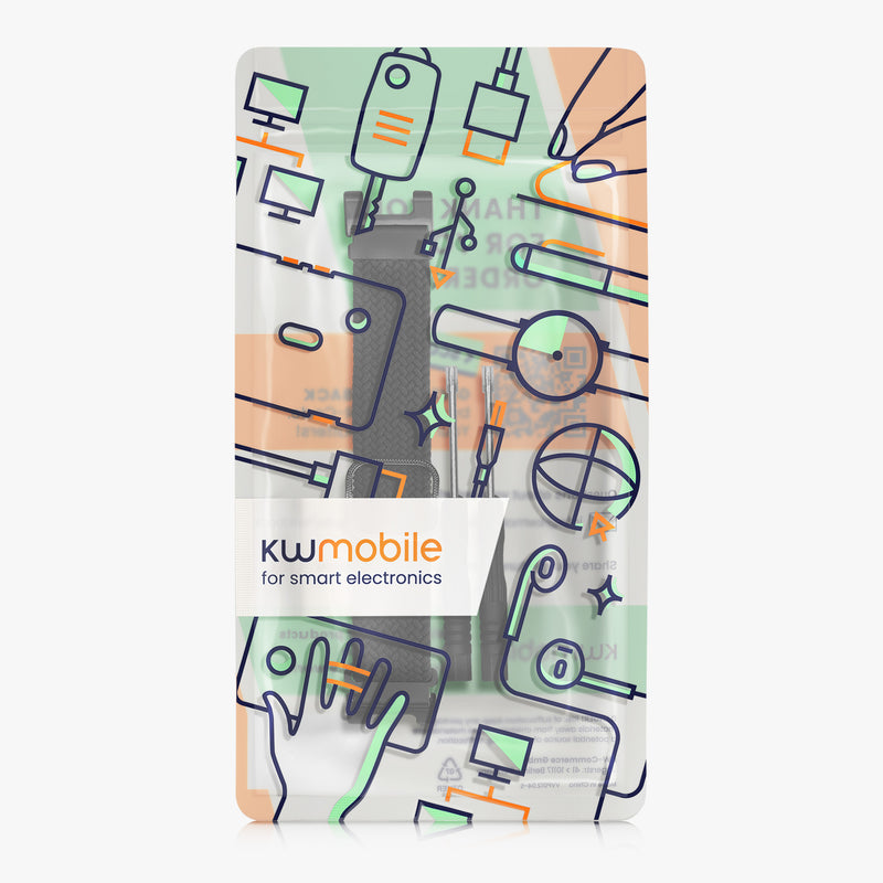kwmobile Armband kompatibel mit Huami Amazfit T-Rex / T-Rex Pro Fitnesstracker Sportarmband Band Innenmaße von