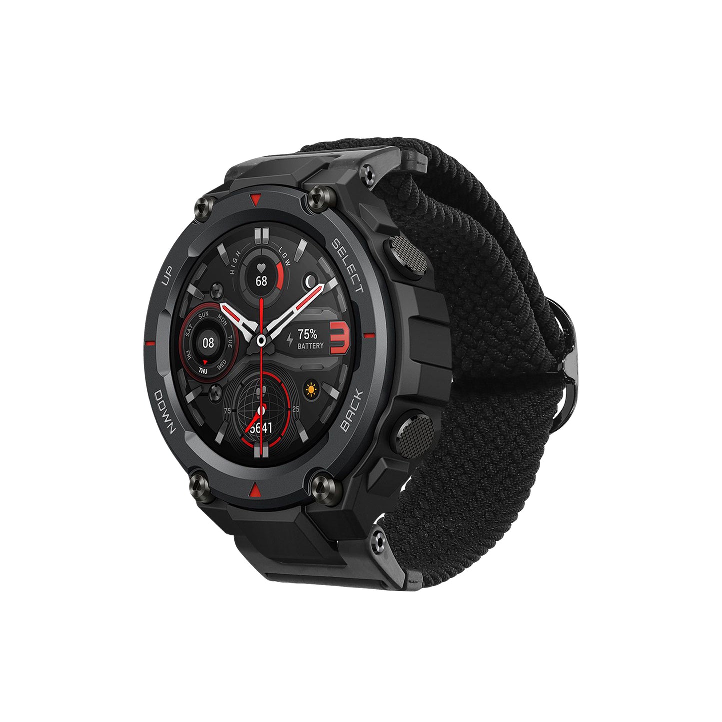kwmobile Armband kompatibel mit Huami Amazfit T-Rex / T-Rex Pro Fitnesstracker Sportarmband Band Innenmaße von