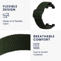 kwmobile Armband kompatibel mit Huami Amazfit T-Rex / T-Rex Pro Fitnesstracker Sportarmband Band Innenmaße von