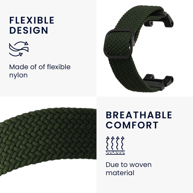 kwmobile Armband kompatibel mit Huami Amazfit T-Rex / T-Rex Pro Fitnesstracker Sportarmband Band Innenmaße von