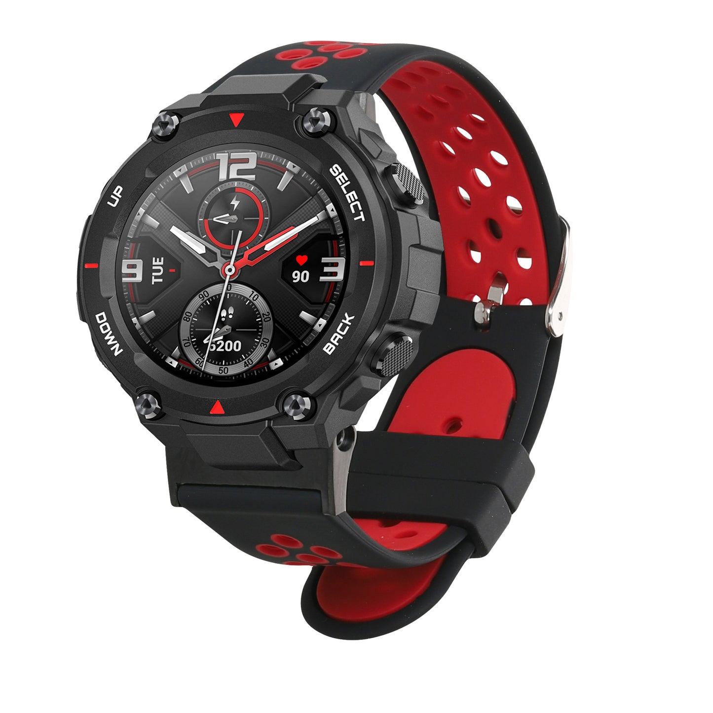 kwmobile Silikon Uhrenarmband für Huami Amazfit T-Rex / T-Rex Pro Armband - Ersatzarmband für Fitnesstracker - Wechselarmband Smartwatch