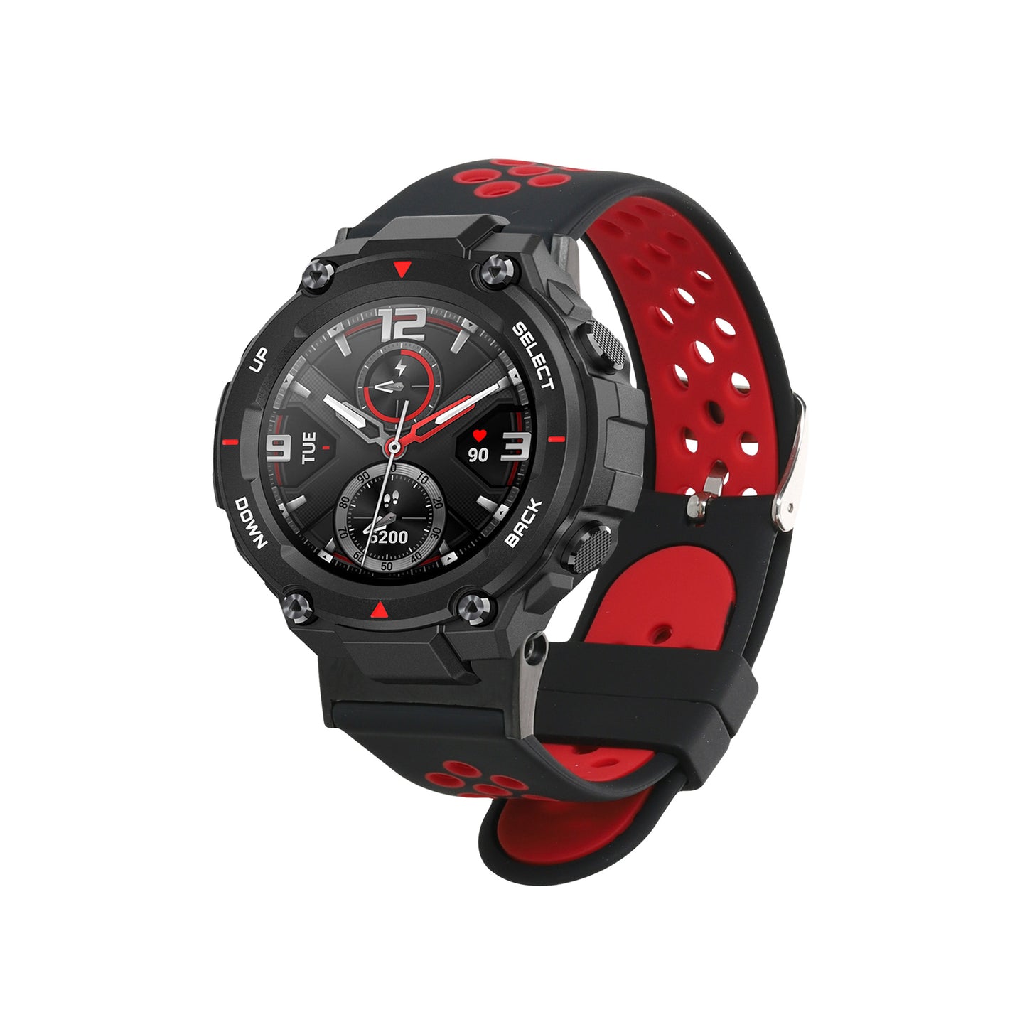 kwmobile Silikon Uhrenarmband für Huami Amazfit T-Rex / T-Rex Pro Armband - Ersatzarmband für Fitnesstracker - Wechselarmband Smartwatch