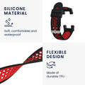 kwmobile Silikon Uhrenarmband für Huami Amazfit T-Rex / T-Rex Pro Armband - Ersatzarmband für Fitnesstracker - Wechselarmband Smartwatch