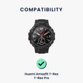kwmobile Silikon Uhrenarmband für Huami Amazfit T-Rex / T-Rex Pro Armband - Ersatzarmband für Fitnesstracker - Wechselarmband Smartwatch