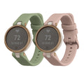 kwmobile Uhrenarmband für Garmin Lily Sport Armband Fitnesstracker Band Set Ersatzarmband Smartwatch