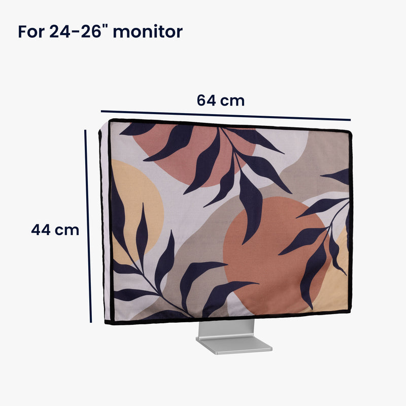kwmobile Hülle kompatibel mit 24-26" Monitor Schutzhülle Staubschutz Abdeckhaube für PC Bildschirm Computer Screen Cover Staubhaube Haube