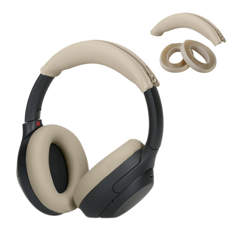 kwmobile Kopfband Abdeckung Ohrpolster Set kompatibel mit Sony WH-1000XM4 / WH-1000XM3 Headband Case Kopfhörer Ersatz Polster Schutz