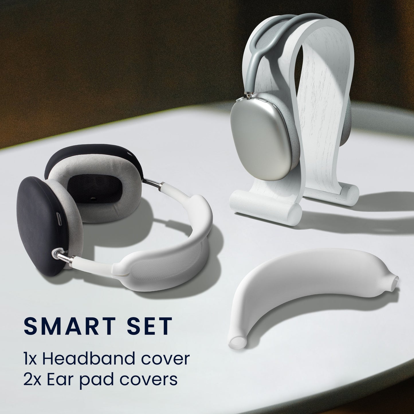 kwmobile Kopfband Abdeckung Ohrpolster Set kompatibel mit Sony WH-1000XM4 / WH-1000XM3 Headband Case Kopfhörer Ersatz Polster Schutz