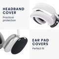 kwmobile Kopfband Abdeckung Ohrpolster Set kompatibel mit Sony WH-1000XM4 / WH-1000XM3 Headband Case Kopfhörer Ersatz Polster Schutz