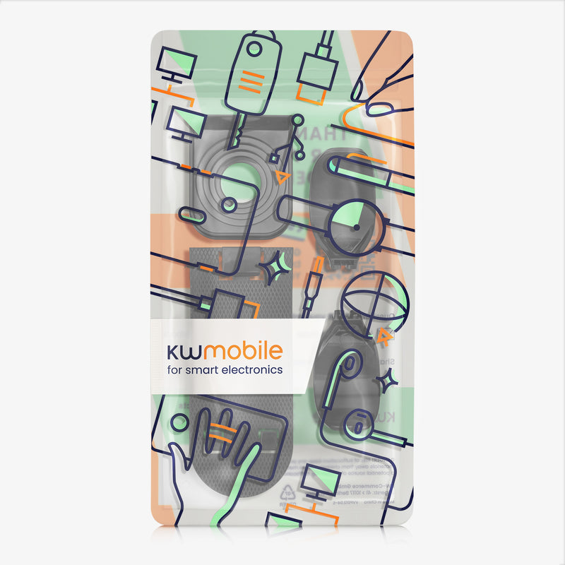 kwmobile Halter für Elektrorasierer aus robustem ABS Badezimmer Organizer für Elektro Rasierer Zahnbürste Zahnpasta Seifenspender Aufbewahrungshalter für die Wand