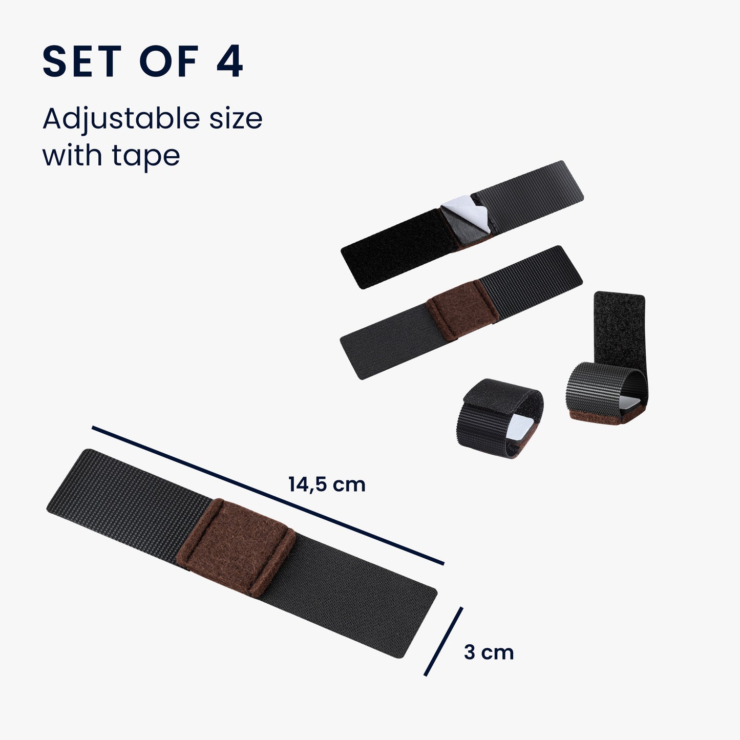 selbsklebendes Filzgleiter Set