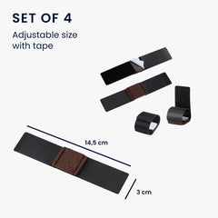 selbsklebendes Filzgleiter Set - Grau - Sonstiges