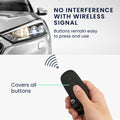 kwmobile Autoschlüssel Hülle kompatibel mit Audi 3-Tasten Keyless Schlüsselhülle Tasche