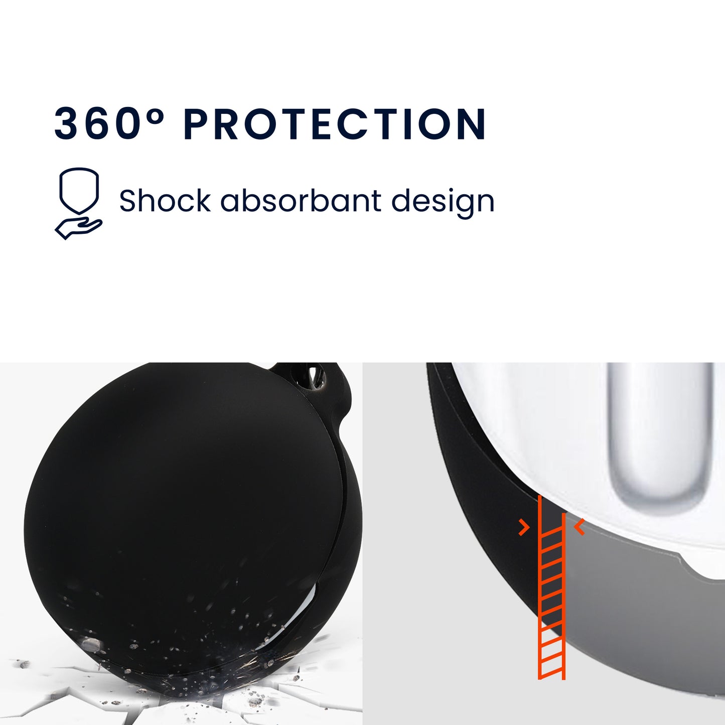 kwmobile Hülle kompatibel mit Oppo Enco Air 3 - Kopfhörer Case - TPU Cover - Schutzhülle