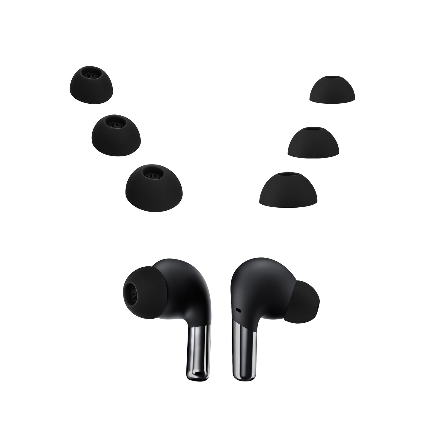 kwmobile Ersatzpolster kompatibel mit Oneplus Buds Pro 2 Ohrpolster In-Ear Kopfhörer Headphones Polster