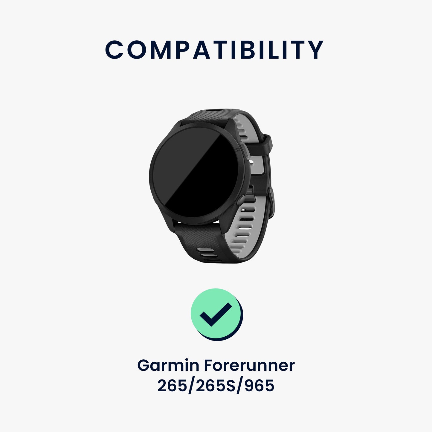 kwmobile USB C Ladekabel kompatibel mit Garmin Forerunner 265 / 265S / 965 / Forerunner 970 / 165 / 570 Kabel Charger Smart Watch Typ C Ersatzkabel Fitnesstracker Aufladekabel