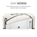 kwmobile Cover kompatibel mit HP DeskJet 2755e / DeskJet 2720e / 2710e / 2820e / 2721e - Tasche Hülle Drucker - Staubschutzhülle Schutzhaube Schutzhülle