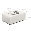 kwmobile Cover kompatibel mit HP DeskJet 2755e / DeskJet 2720e / 2710e / 2820e / 2721e - Tasche Hülle Drucker - Staubschutzhülle Schutzhaube Schutzhülle