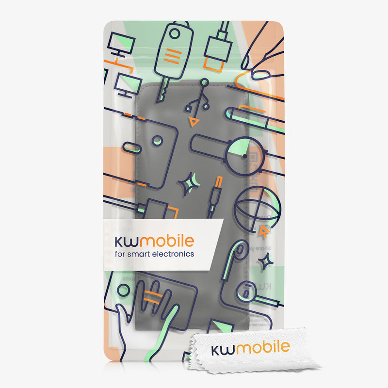 kwmobile Schutzhülle kompatibel mit Samsung Galaxy A14 5G - Flip Case Handyhülle