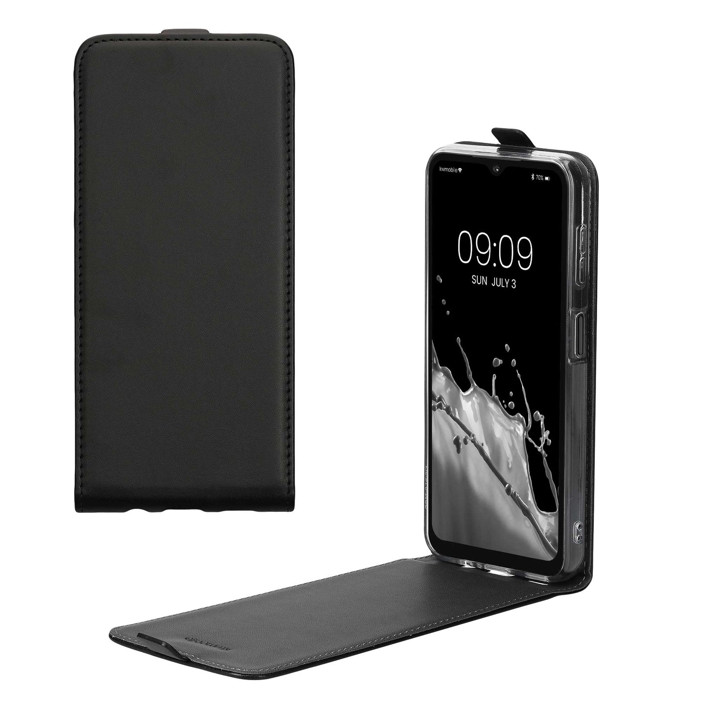 kwmobile Schutzhülle kompatibel mit Samsung Galaxy A14 5G - Flip Case Handyhülle
