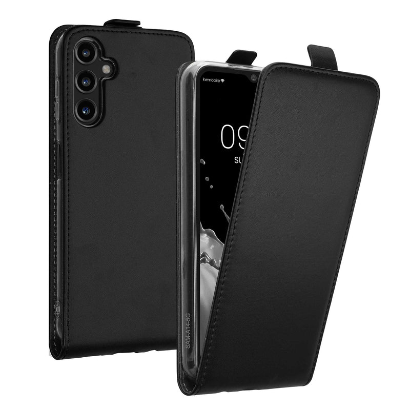 kwmobile Schutzhülle kompatibel mit Samsung Galaxy A14 5G - Flip Case Handyhülle