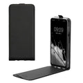 kwmobile Schutzhülle kompatibel mit Samsung Galaxy A14 5G - Hülle Handy - Flip Case Handyhülle Schwarz Schwarz  