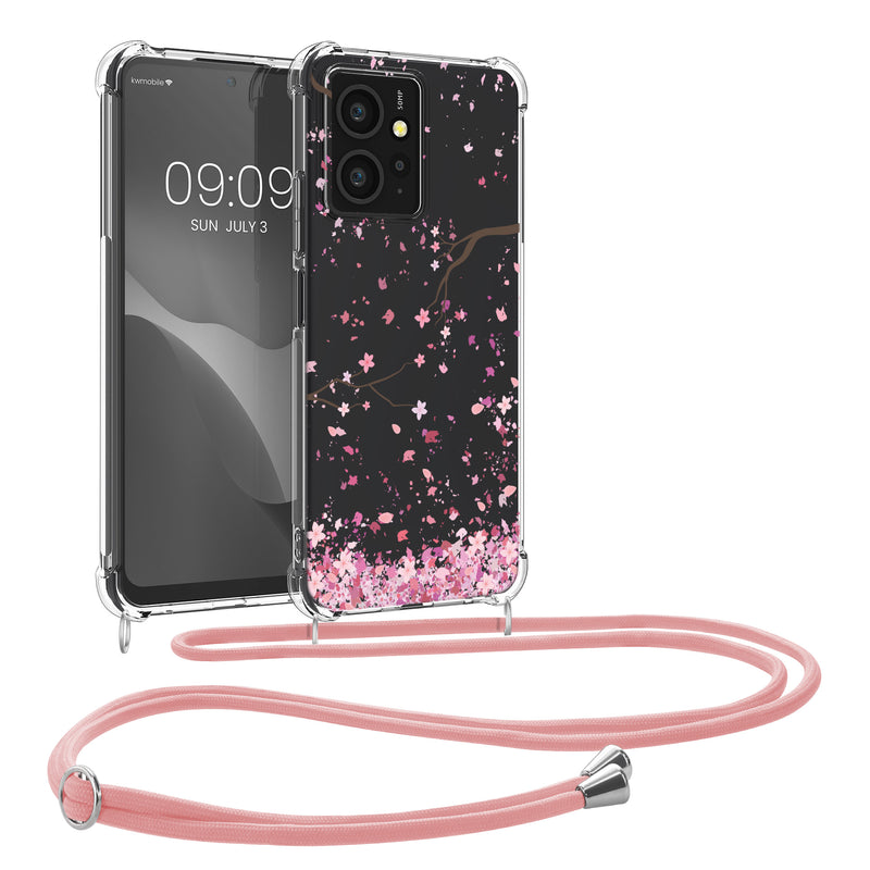 kwmobile Necklace Case kompatibel mit Xiaomi Redmi Note 12 (4G) Hülle Silikon Cover mit Handykette