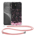 kwmobile Necklace Case kompatibel mit Xiaomi Redmi Note 12 (4G) Hülle Silikon Cover mit Handykette