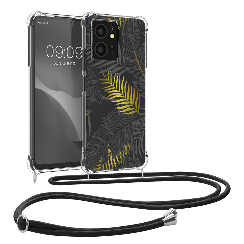 kwmobile Necklace Case kompatibel mit Xiaomi Redmi Note 12 (4G) Hülle Silikon Cover mit Handykette