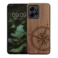 kwmobile Hülle kompatibel mit Xiaomi Redmi Note 12 (4G) Hülle - Handy Cover - TPU Handyhülle Kompass Vintage