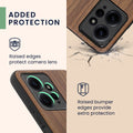 kwmobile Hülle kompatibel mit Xiaomi Redmi Note 12 (4G) Hülle - Handy Cover - TPU Handyhülle Kompass Vintage