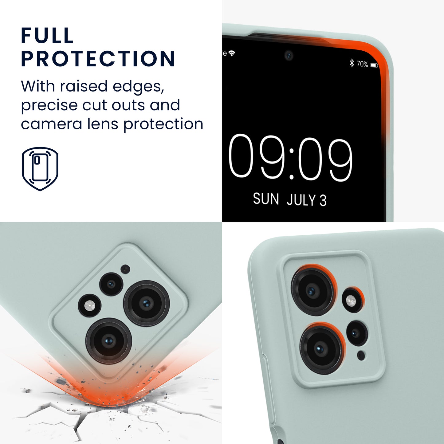 kwmobile Hülle kompatibel mit Xiaomi Redmi Note 12 (4G) - Handyhülle - Handy Case
