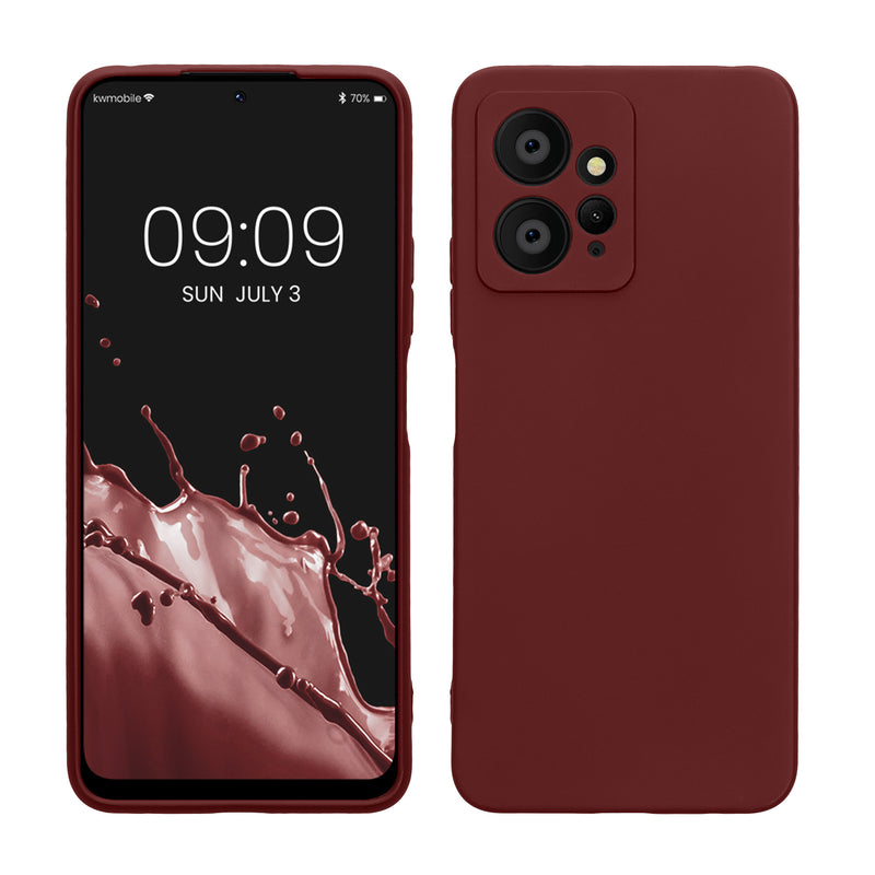 kwmobile Handyhülle für Xiaomi Redmi Note 12 (4G) Hülle - weiches Handy Silikon Case - Schutzhülle Cover