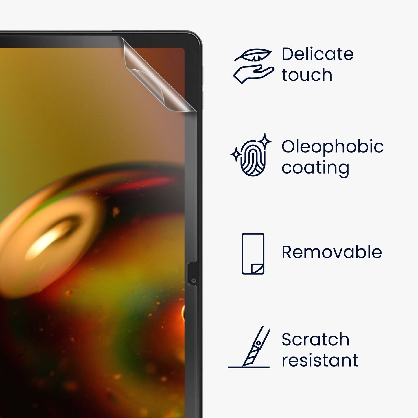 2x Folie kompatibel mit Lenovo Tab M10 Plus (3rd Gen)