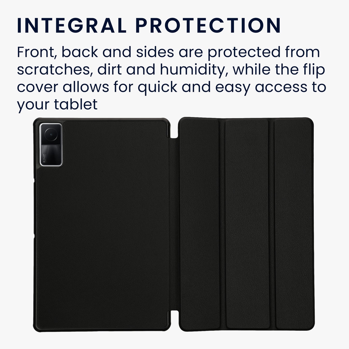kwmobile Hülle kompatibel mit Redmi Pad - Smart Cover Tablet Case Schutzhülle - Stand