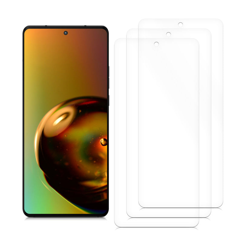 3x Folie kristallklar für Motorola Edge 30 Ultra