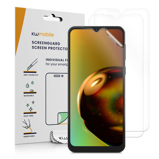 3x Folie kristallklar für Motorola Moto E13 - Kristallklar - Displayschutz