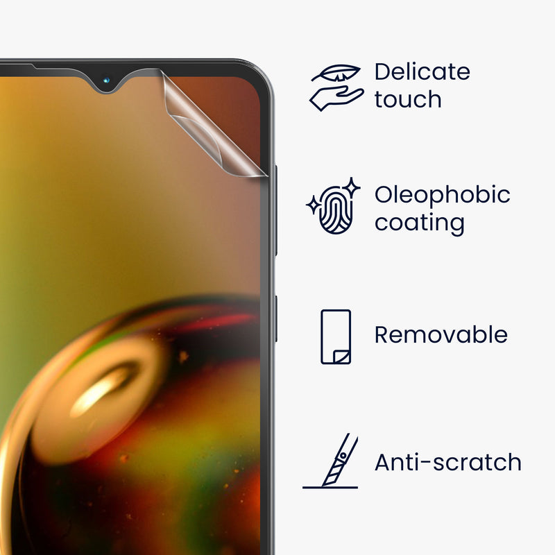 3x Folie kristallklar für Motorola Moto E13
