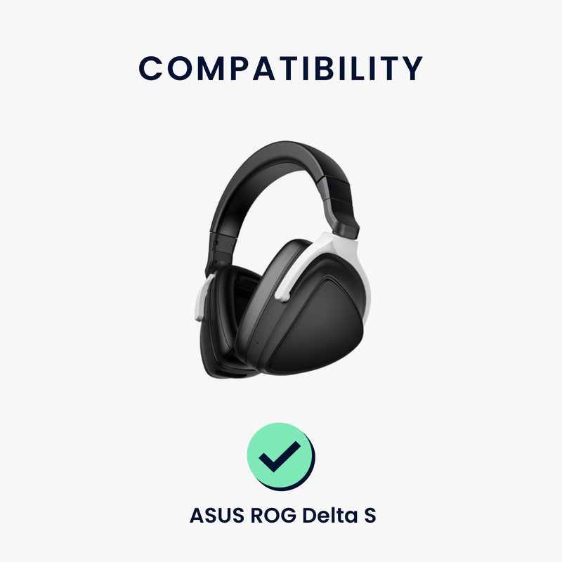 kwmobile Ohr Polster für ASUS ROG Delta S Kopfhörer Ersatzteile Over Ear Headphones