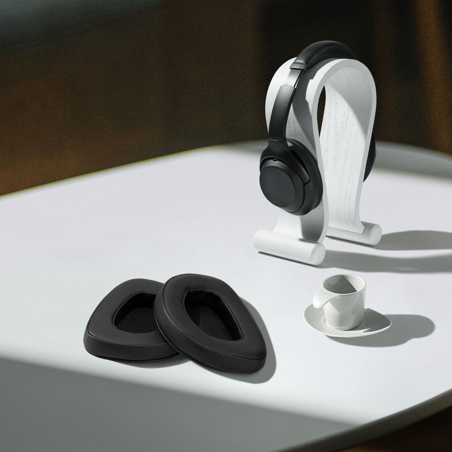 kwmobile Ohr Polster für ASUS ROG Delta S Kopfhörer Ersatzteile Over Ear Headphones